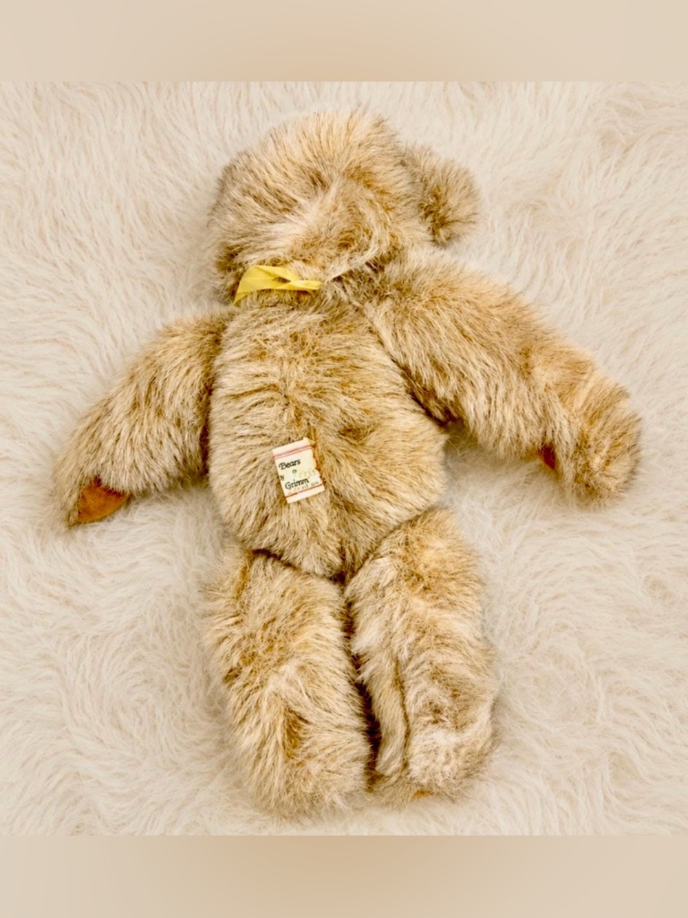 Vintage 1983 Mother Grimm Artist Teddy Bear 15" Mohair Signed Collectable - Picture 4 of 10